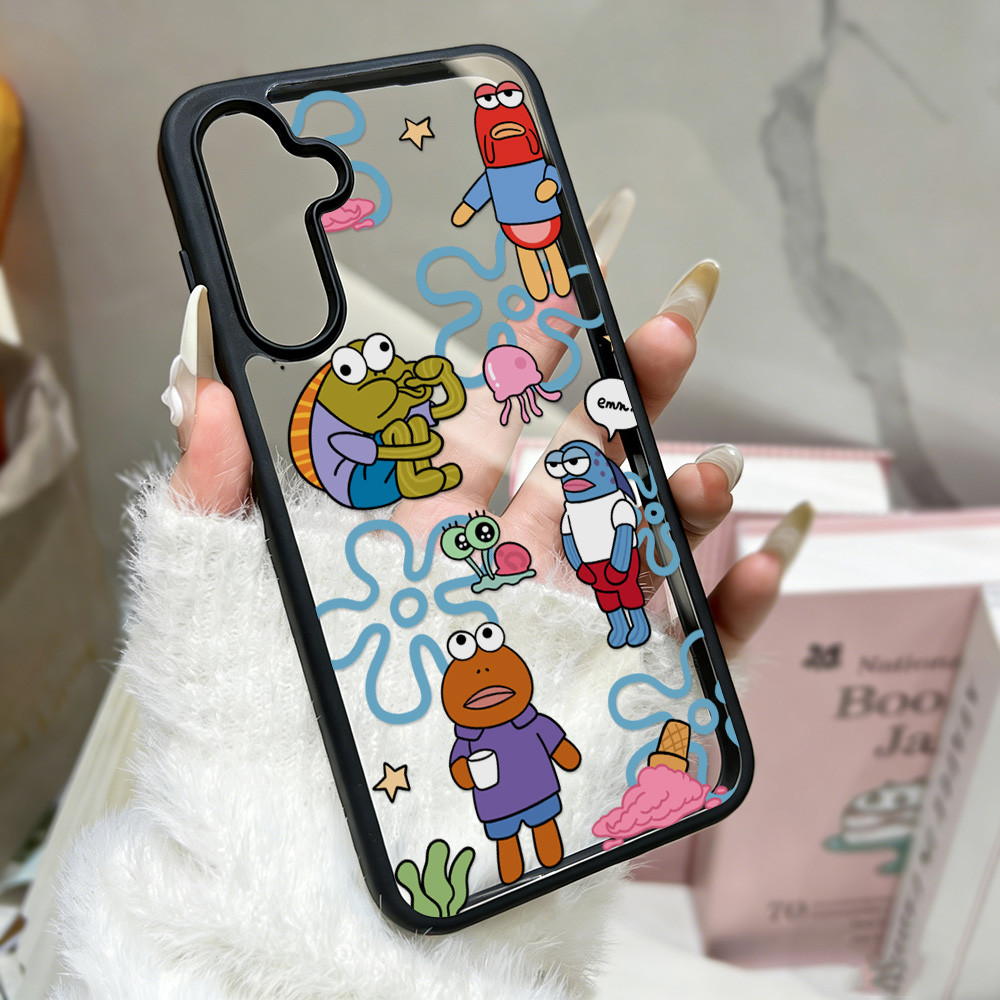 การ์ตูนสัตว์ เคส for Samsung A56 A07 A17 A36 A16 A15 A14 A13 A12 A05 A06 A34 A35 A54 A55 S23 S24 S25 S26 Ultra