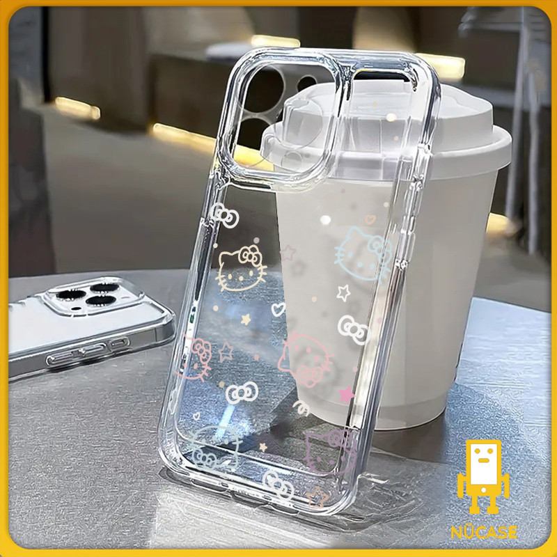 🔥🔥เคสโทรศัพท์มือถือแบบนิ่ม น่ารัก Graffiti Kitty Cat สําหรับ iPhone17 16 15 14 13 12 11 Pro Max X/Xs Xr MAX 7 8 Plus