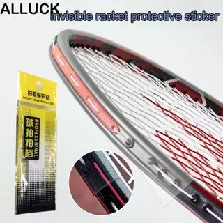 ALLUCK เทปขอบแร็กเก็ต อุปกรณ์เสริมสติกเกอร์เทป ป้องกันหัวแบดมินตัน เพื่อหลีกเลี่ยงการเปลี่ยนสี