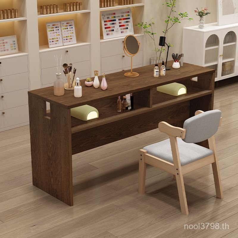 โต๊ะทําเล็บโต๊ะร้านทําเล็บโมเดิร์นเรียบง่ายข้อเสนอพิเศษสไตล์ญี่ปุ่นเครือข่ายความงามประหยัดเล็บย้อนยุ