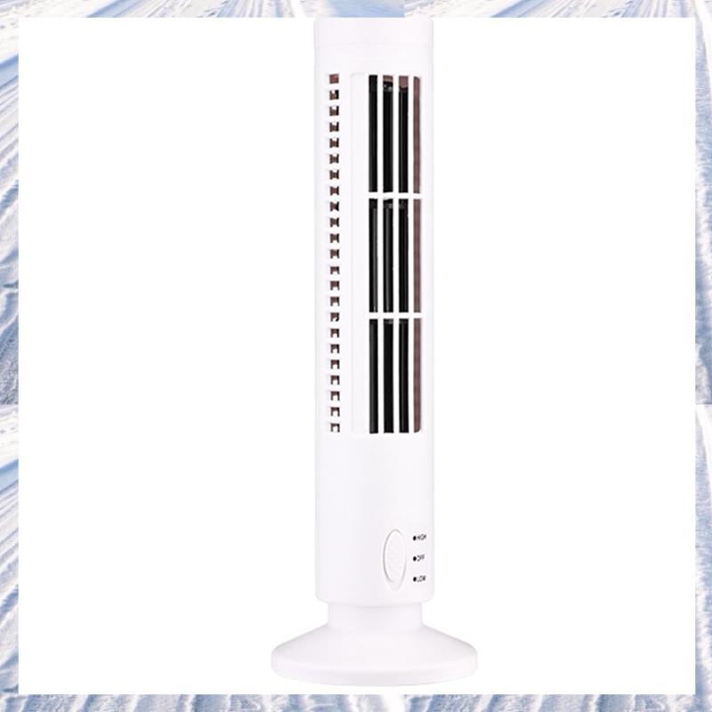 ใหม่ USB Tower Fan Bladeless Fan Tower พัดลมไฟฟ้า Mini Vertical Air Conditioner, Bladeless Standing 