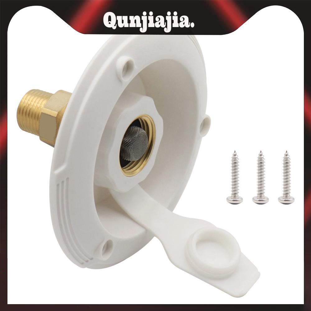 RV Water Inlet 3/4 NH หญิง 1/2 NPT ชาย RV City Water เติมน้ําวาล์วตรวจสอบ RV สายเชื่อมต่อสําหรับ RV