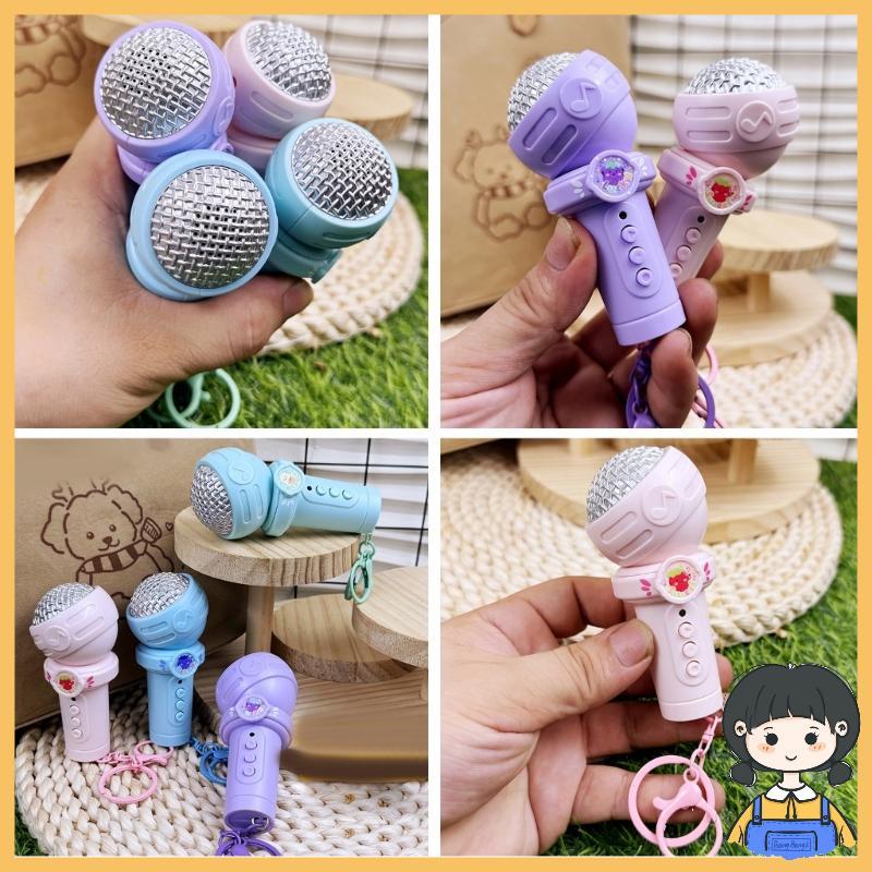 Bang Mini Voice Recorder พวงกุญแจ Playback สําหรับเด็กแบบพกพาไมโครโฟนรูปร่างของเล่นปลอดภัยความทนทาน 