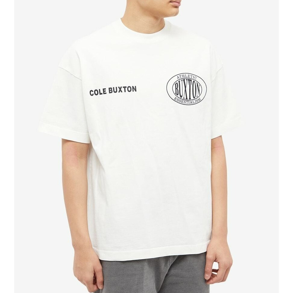 เสื้อยืดCole Buxton Retro Double Logo สไตล์ใหม่สำหรับฤดูร้อน