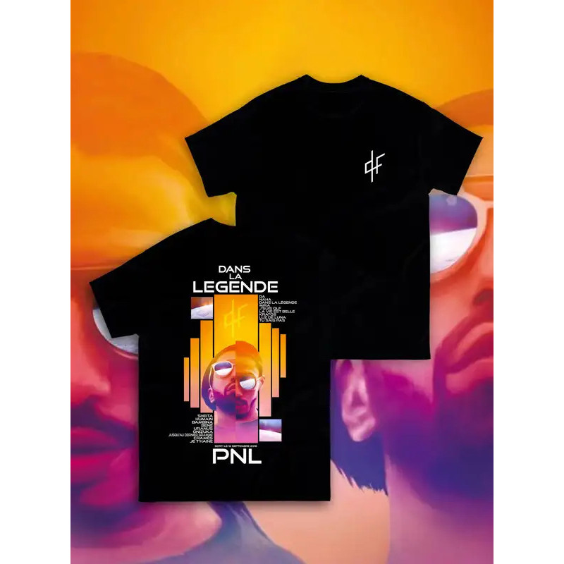 Le Monde Chico PNL เสื้อยืดผู้ชาย Rap นักร้องอัลบั้มรอบคอพิมพ์แขนสั้น Hip Hop แฟชั่น Street To