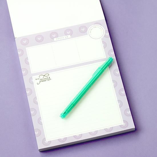 MAMBI Happy Planner Block Pad 9.25"X7" 100/Pkg - PLANNER BABE