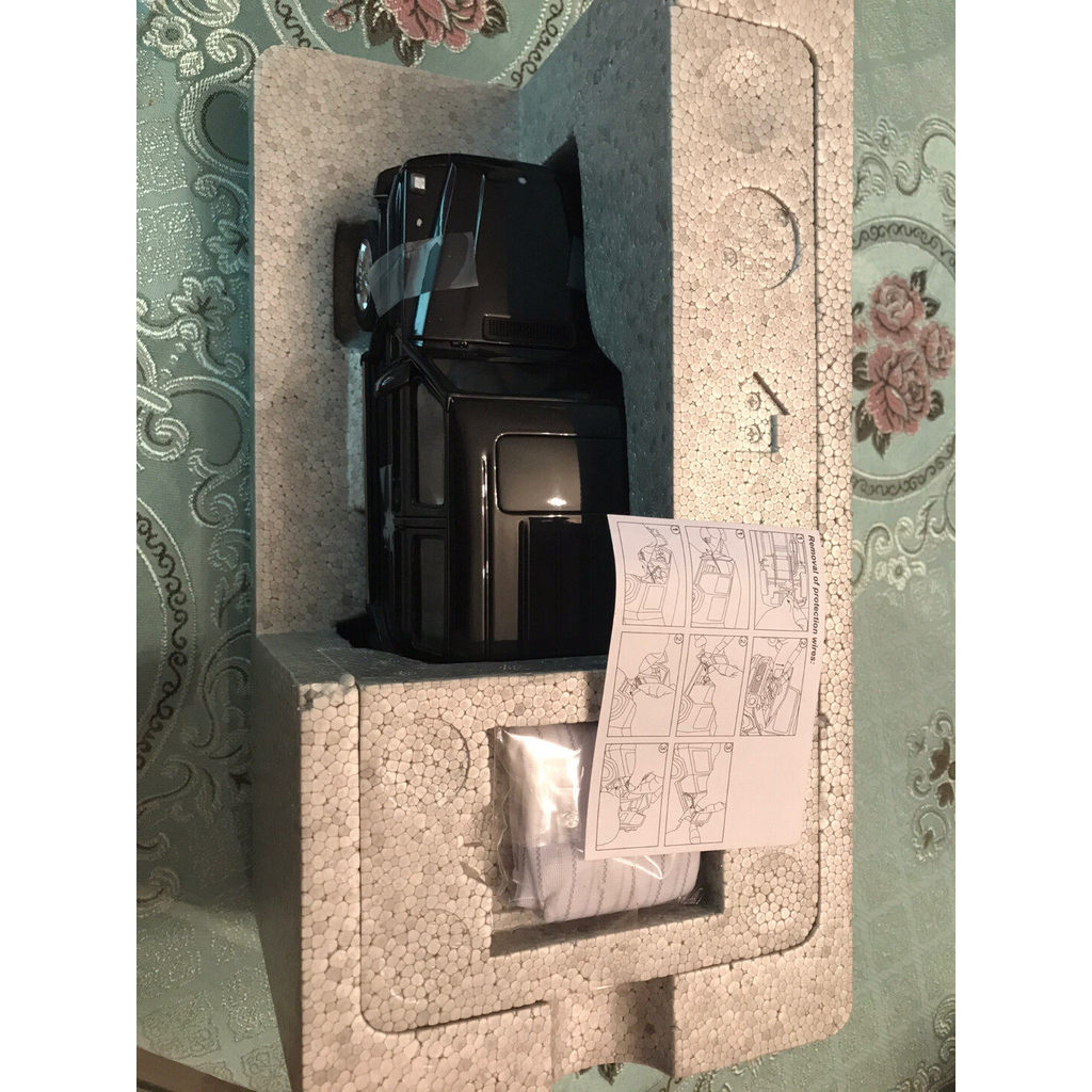 1/18 autoart Mercedes-Benz g500 Auto Original Factory Version Iron Grey White ภายในรุ่นหายากรถยนต์ไร