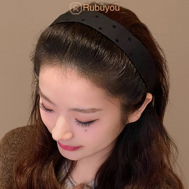 Rubuyou ที่คาดผมสีดำวินเทจ แฟชั่นผู้หญิง thumbnail 4