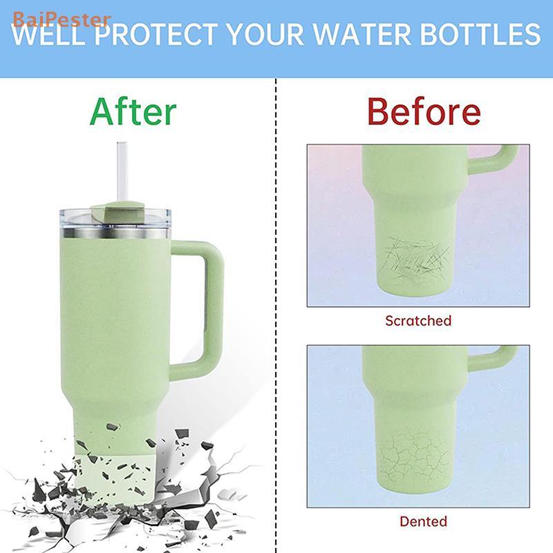 [BaiPester] ซิลิโคนบูตสําหรับขวดน้ํา Owala ฝาครอบด้านล่างกันลื่น ตัวป้องกันด้านล่าง ฐานที่รองแก้ว กร