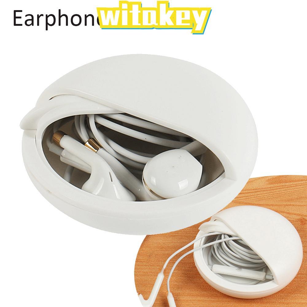 Witakey กระเป๋าเก็บหูฟัง อเนกประสงค์ หมุนได้ สําหรับจัดเก็บสายข้อมูล