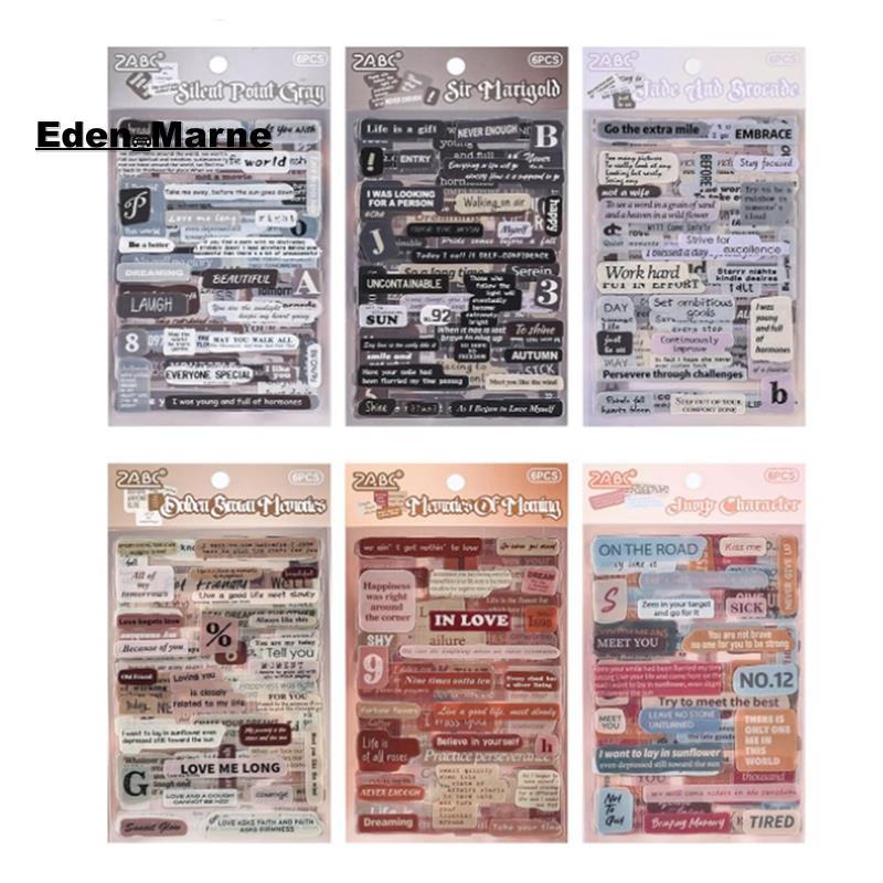 [Eden_Marner]Word Stickers Journaling Scrapbooking Junk Journal