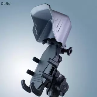 [ข&ค] ที่วางโทรศัพท์นําทางหมวกกันน็อคขนาดเล็กหมวกกันแดดแบตเตอรี่รถยนต์กันน้ําไรเดอร์ที่วางรถจักรยานยนต์โทรศัพท์ฝาครอบฝนบังแดด {ไทย}