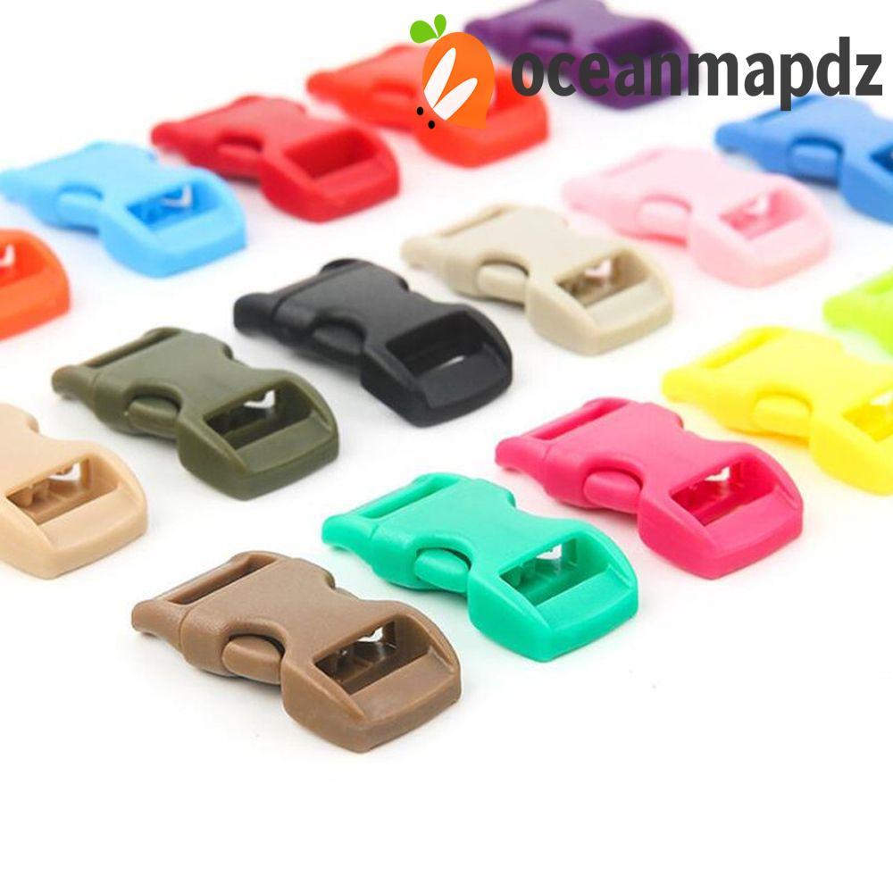 OCEANMAPDZ Paracord Curved DIY 3/8" 10mm Dog Collar Parachute Outdoor Camp