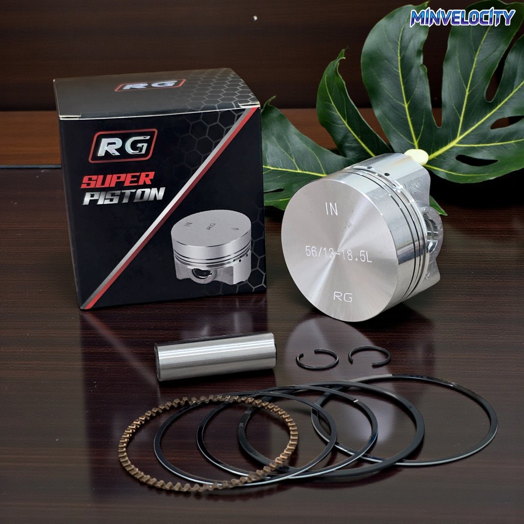 ชุดลูกสูบ RG V.2 งานใหม่ขนาดลูก 53-76 มิล ครบชุดแหวน กิ๊ป สลัก