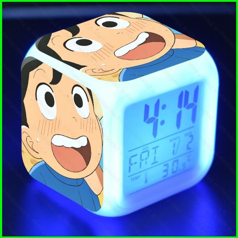 Ousama อันดับนาฬิกาอะนิเมะ LED นาฬิกาดิจิตอล 7 สีเปลี่ยนนาฬิกาปลุก Ranking of Kings ตกแต่งบ้านเด็กคร
