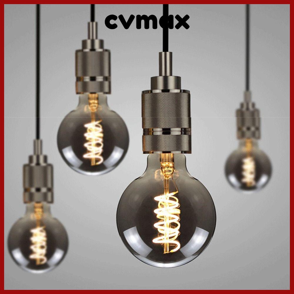 CVMAX Filament, Glass Electroplated Grey Vintage Retro Bulb, hot Screw connector Edison Lamp Filamen