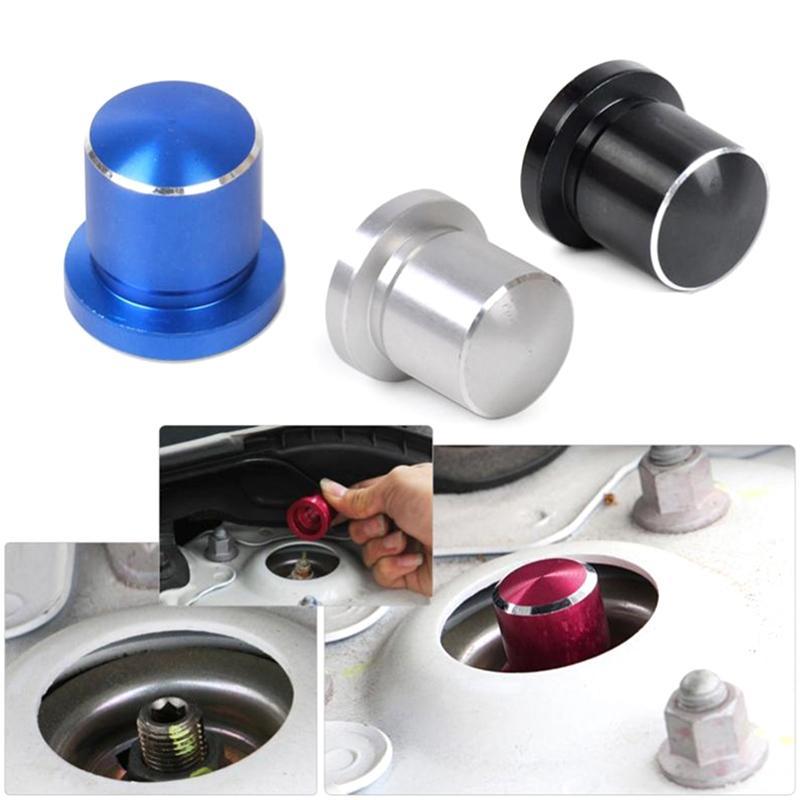 DRH 1PCS อลูมิเนียมรถ Sho Absorber Anti-rust Anti-pry สกรูสําหรับ Sylphy Qashqai J11 X-Trail T32 ATM