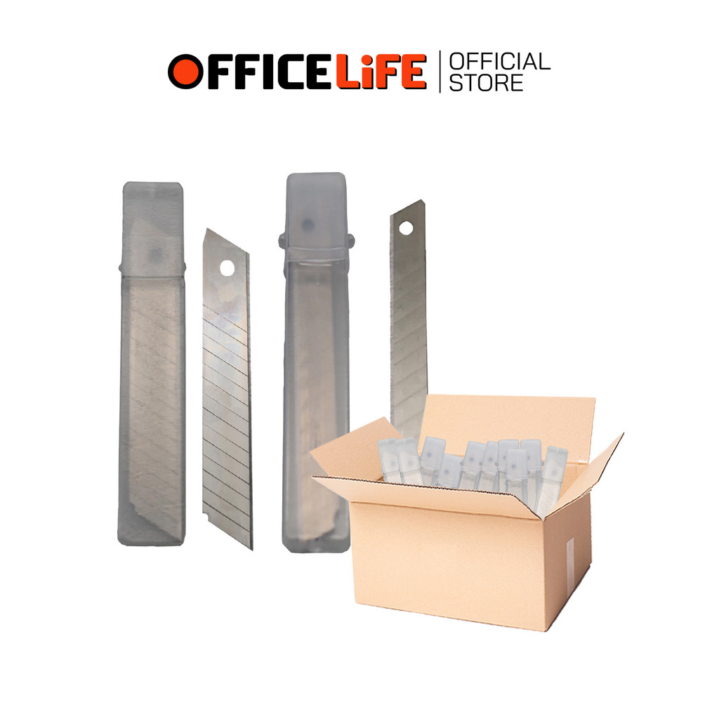 ORCA (ออร์ก้า) ใบมีด ใบมีดคัตเตอร์ รุ่น A-100 / L-150 ( 10 หลอด / แพ็ค )