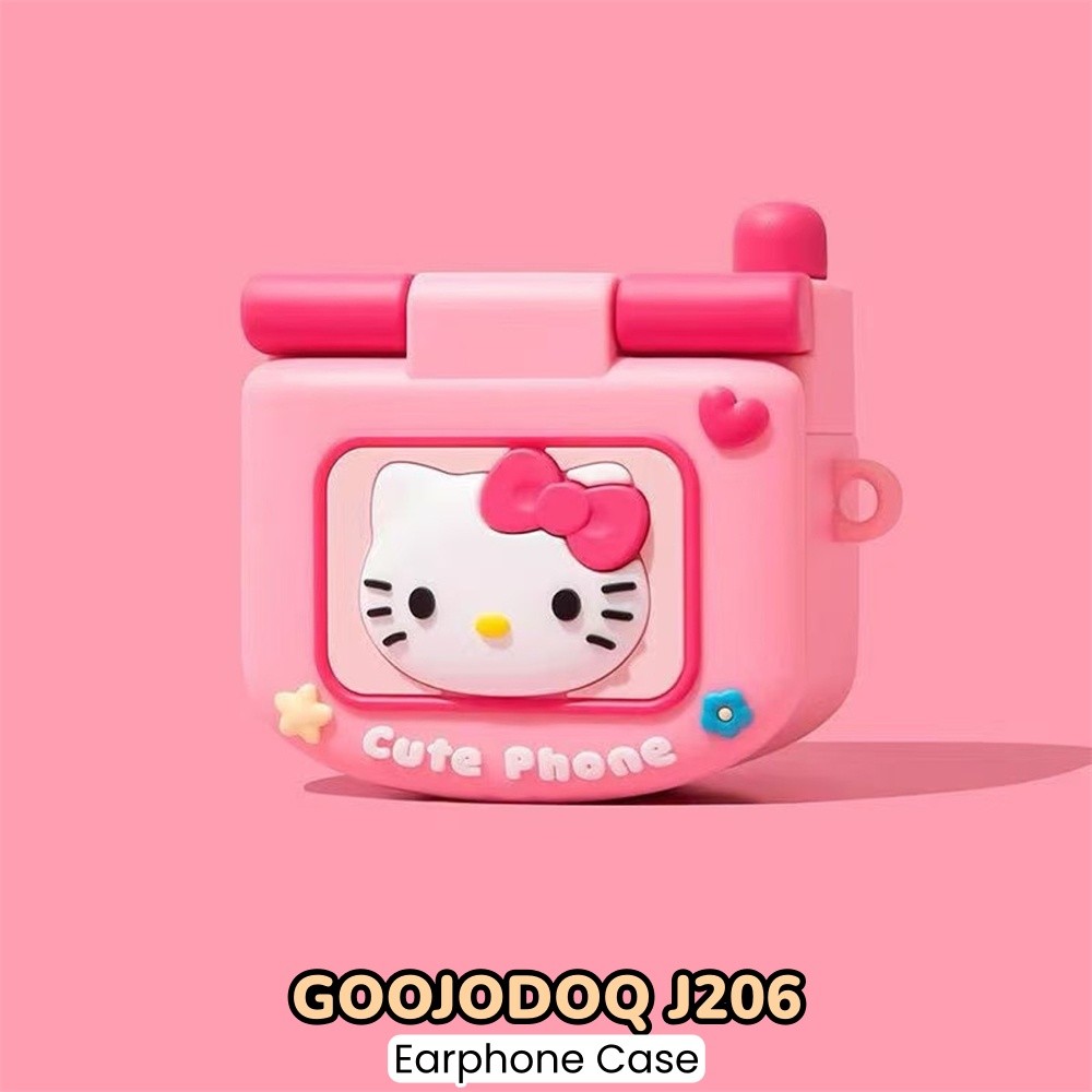 ส่วนลดสําหรับ GOOJODOQ J206 Casing Case Soft Silicone Headphone Case Couple Cute Cartoon NO.8