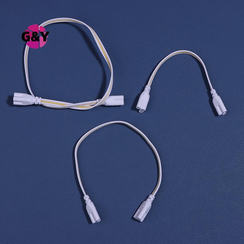 G & Y 5 ชิ้น Flexiable Double End 3Pin LED Tube Connector สาย T4 T5 T8 สายไฟสําหรับหลอดไฟ LED แบบบูร