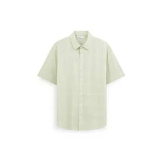 AIIZ (เอ ทู แซด) - AIIZ เสื้อเชิ้ตผู้ชายแขนสั้นลายตาราง AIIZ Men's Check Short Sleeve Shirt
