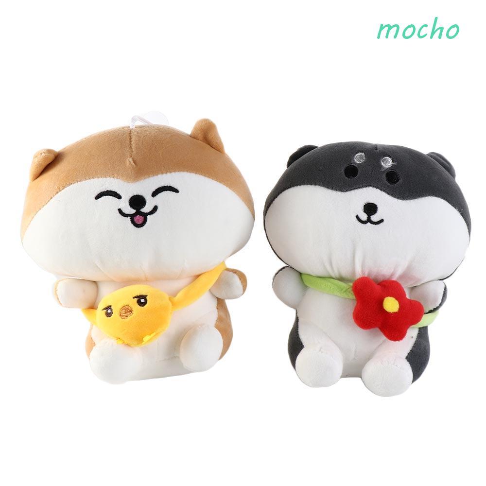 MOCHO Husky Dog Plush ของเล่นเด็กเด็กตุ๊กตาตุ๊กตาจําลอง Husky Accompany ของเล่น Plushie ปัจจุบันการ์