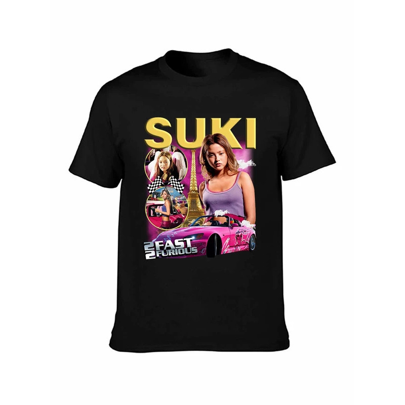 เสื้อวินเทจ The 2 Fast 2 Furious SUKI เสื้อ Fast And Furious เสื้อยูนิเซ็กส์ เสื้อยืด เสื้อฮู้ด เสื้