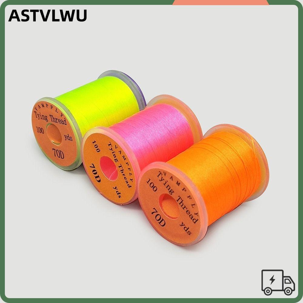ASTVLWU Fly Tying Thread line, Super Strong Thread Spool Fly Fishing Line, Fly Bass Premium Fishing 
