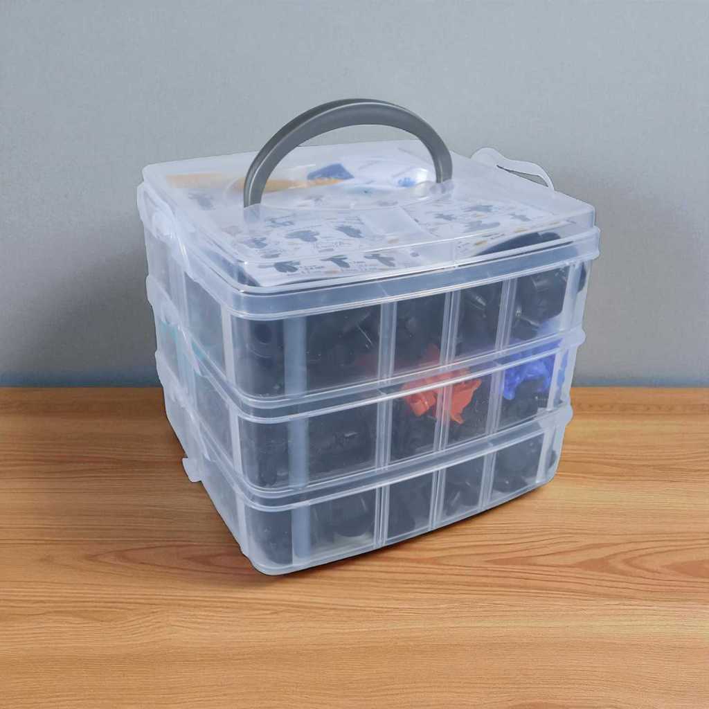 TASTTR คลิปหนีบข้อต่อสลักเกลียวหมุดย้ํารถยนต์พร้อมคันโยก 635 ชิ้น - HS021