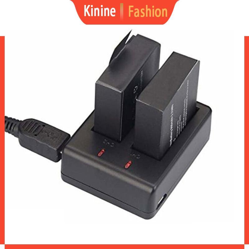 KIN ที่ชาร์จกล้องกันน้ําสําหรับ EKEN SJ4000 H9R Camera Faster Chargers Hubs