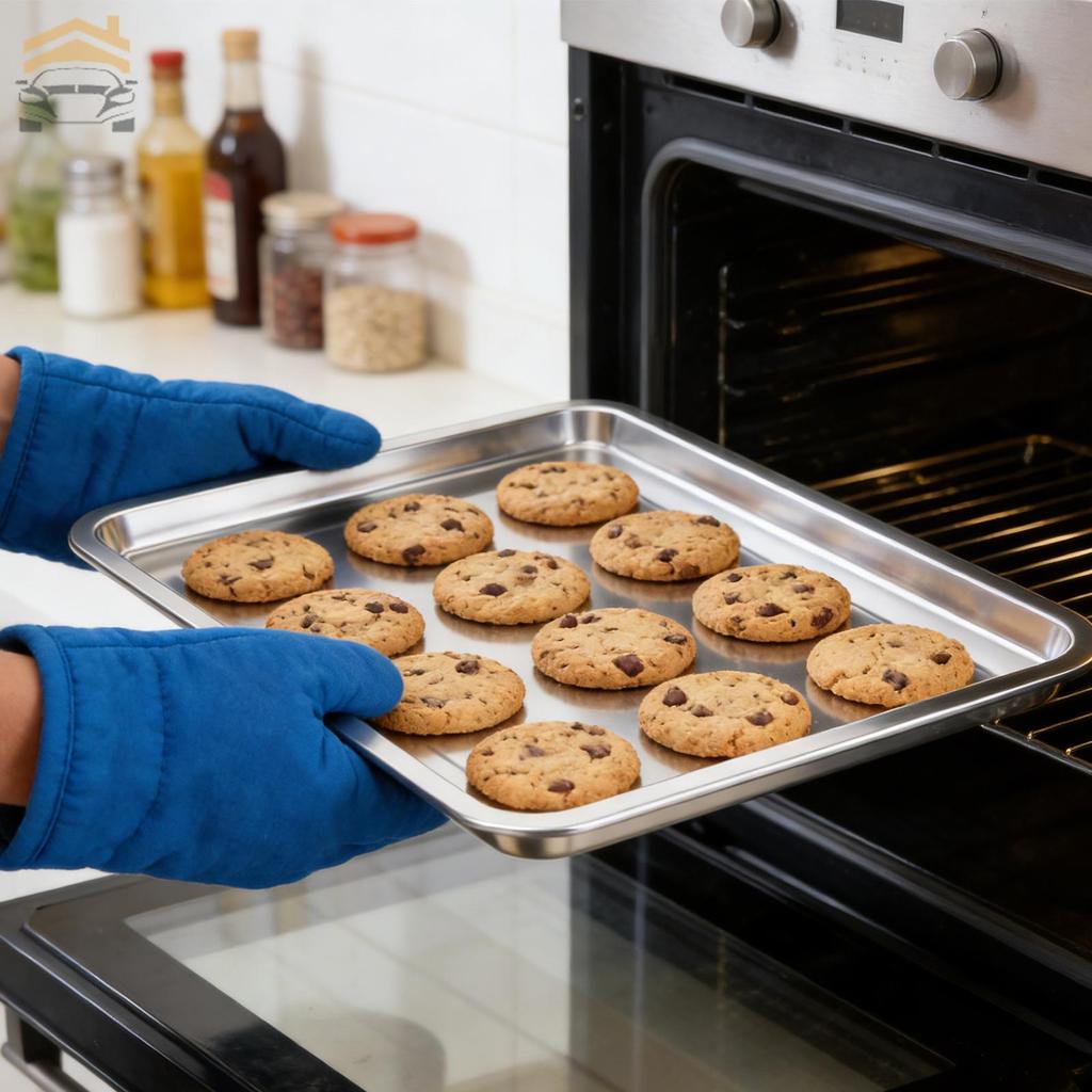 2 ชิ้นสแตนเลส Air Fryer ตะกร้า Pan ขนาดใหญ่พิเศษ Crisper ถาดสําหรับอบ Fries Bacon ไก่ 13.58 x 9.65 น