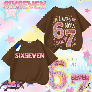 ครึ่งราคา ผ้าฝ้ายแท้ 100% ซีรี่ส์มีมสุดฮิต SIX-SEVEN พิมพ์ลายคุณภาพสูง สไตล์เกาหลีเรียบง่าย ซีรี่ส์ลายใหญ่ เหมาะสำหรับทุ