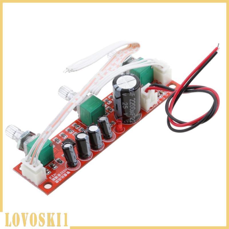 [Lovoski1] NE5532 เครื่องขยายเสียง Preamp Board Bass/Treble Volume Control Preamp