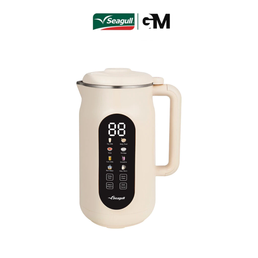 Seagull เครื่องทำน้ำเต้าหู้ รุ่น อีซี่ ไลฟ์ 1.2 ลิตร (ครีม) Easy Life Soy Milk Maker 1.2 L (Cream) เครื่องปั่นน้ำเต้าหู้