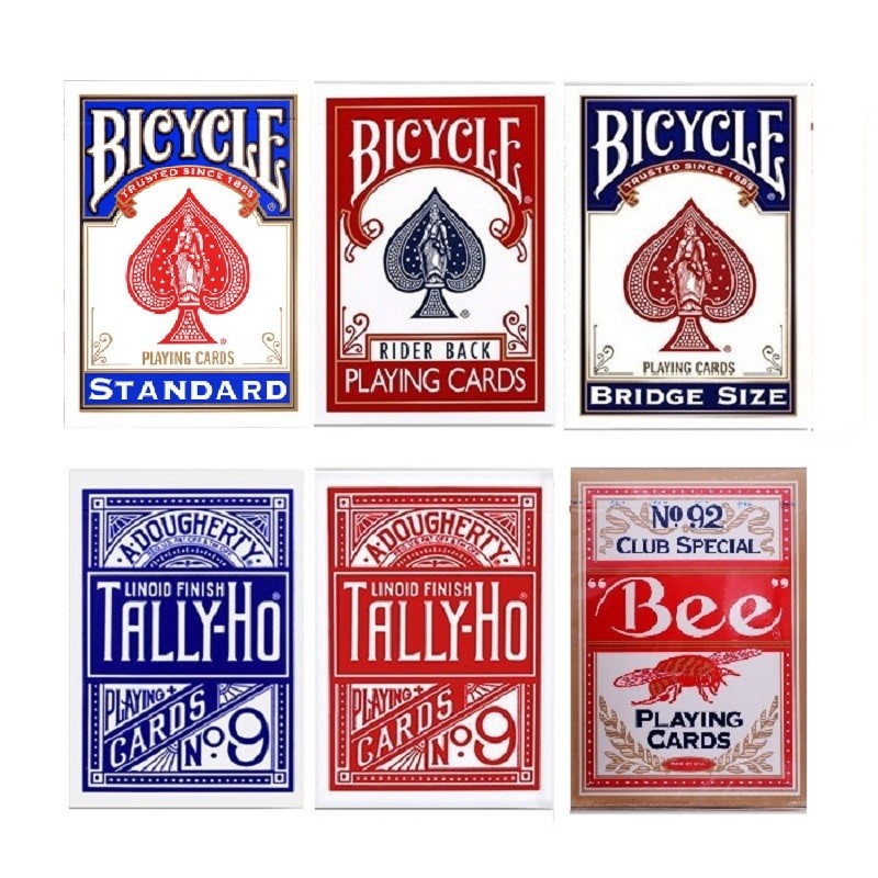 Bicycle Rider Back Playing Cards Tally-Ho Bee Deck USPCC Poker Collection การ์ดเกม