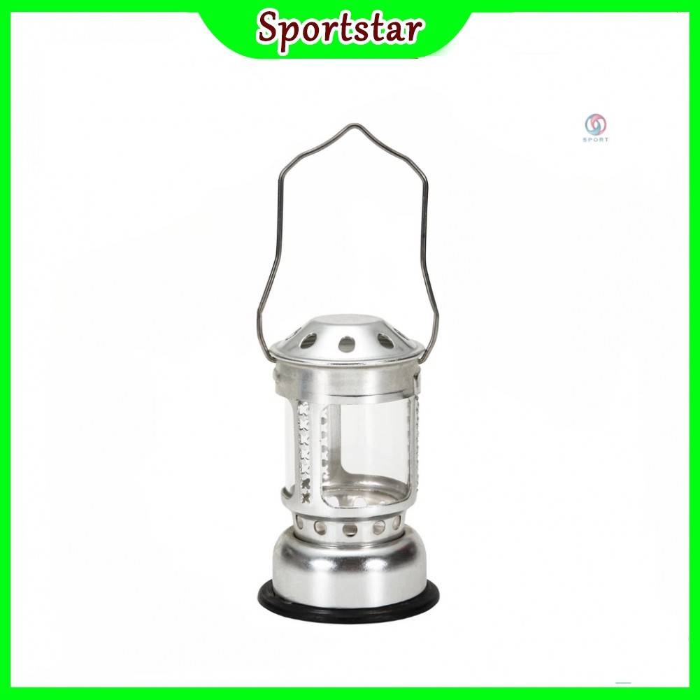 Hanging Outdoor Camping Aluminium Alloy Candle Lamp Portable Candle Holders Night Fishing