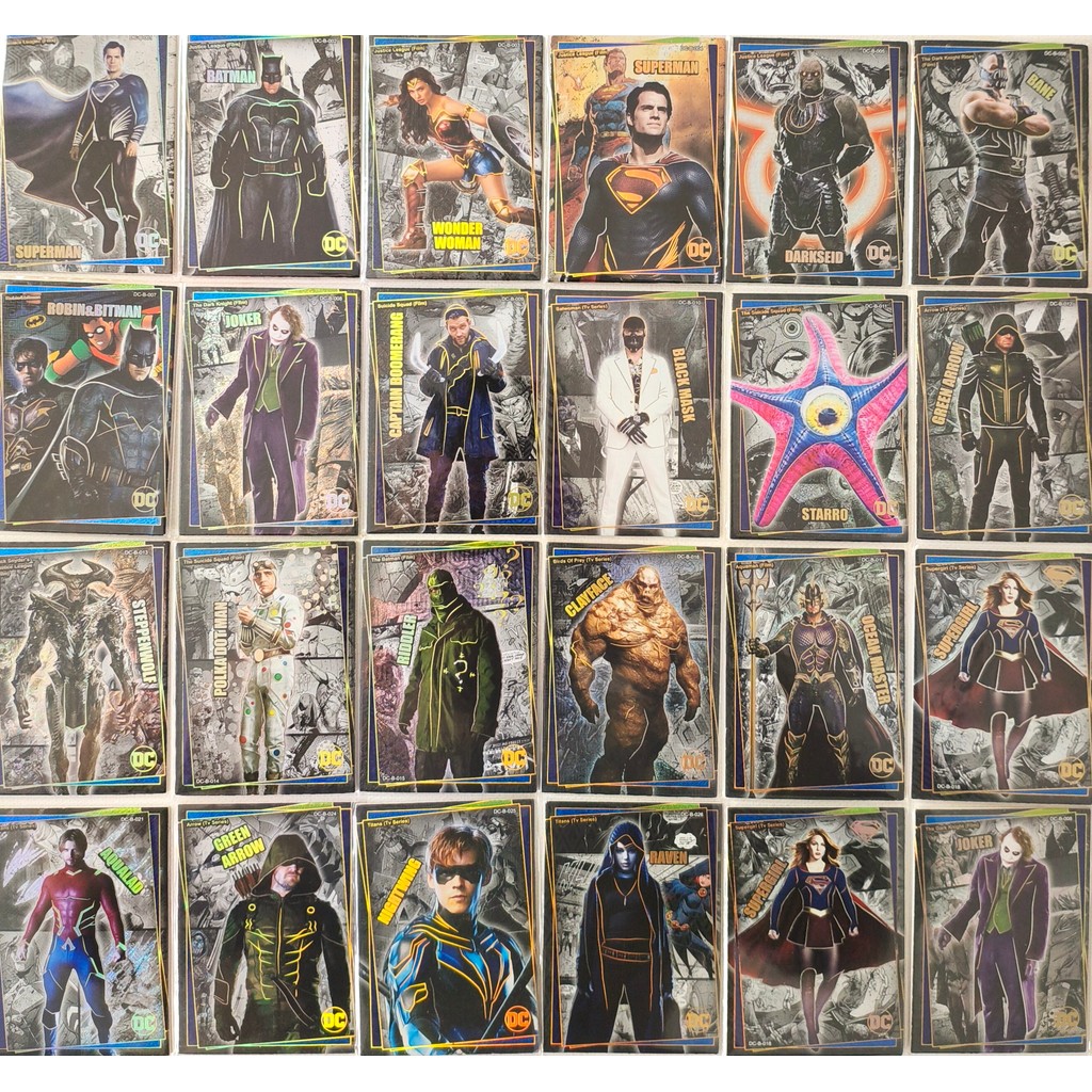 การ์ดวิดีโอ D DC (Justice League) การ์ด D Joker Henry Kaville Batman Neptune Wonder Woman Flash