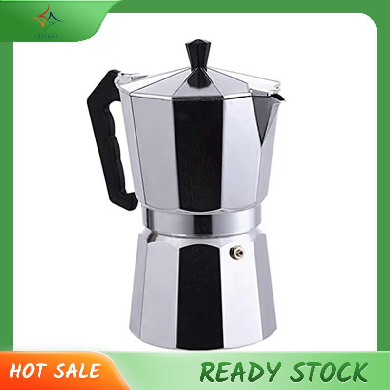 [luxiang.th] หม้อต้มกาแฟ Espresso Maker Moka Pot Stovetop Espresso Maker หม้อกาแฟสําหรับเอสเปรสโซรสเ