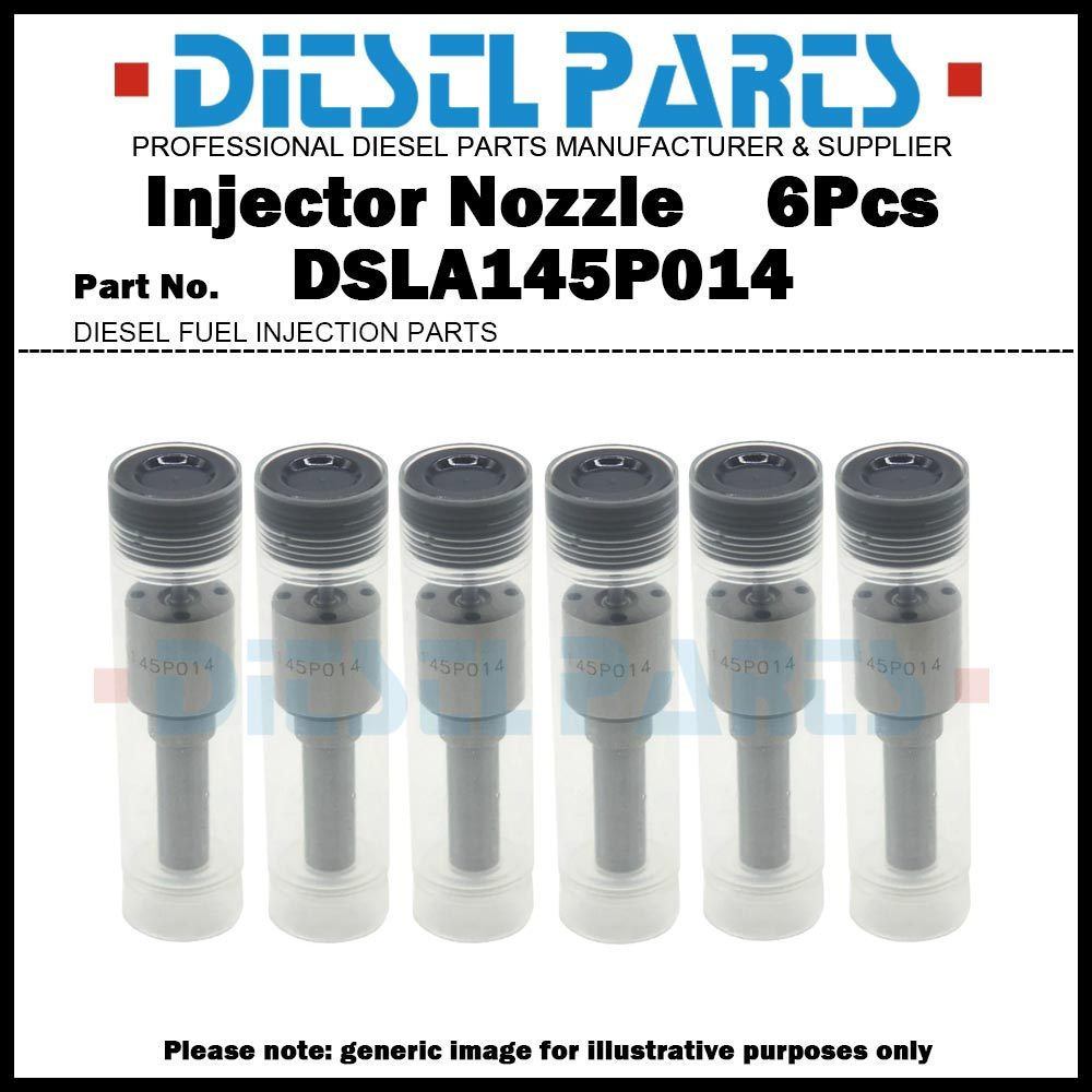 6 ชิ้นดีเซลหัวฉีดน้ํามันเชื้อเพลิงหัวฉีดเคล็ดลับ DSLA145P014 F019123014 CDSLA145P014 สําหรับ Cummins