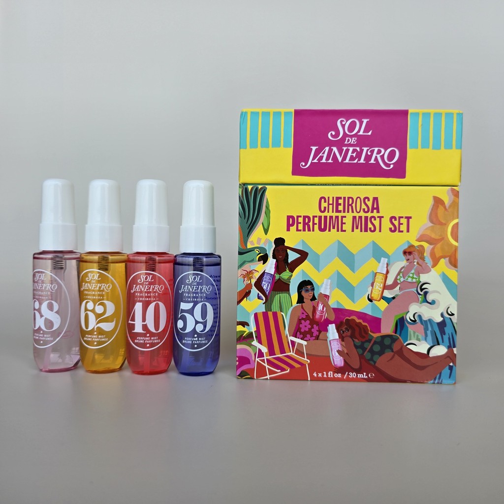 SOLDEJaneiro Brazil Rios Perfume ชุดสี่ชิ้น TravelSetof4 * 30ml