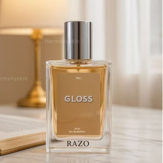 น้ำหอมผู้ชายกลิ่น Gloss แท้ 100% RAZO กลิ่น GLOSS ขนาด 30 ml.น้ำหอมคุณผู้ชายกลิ่น Gloss ติดทนนาน