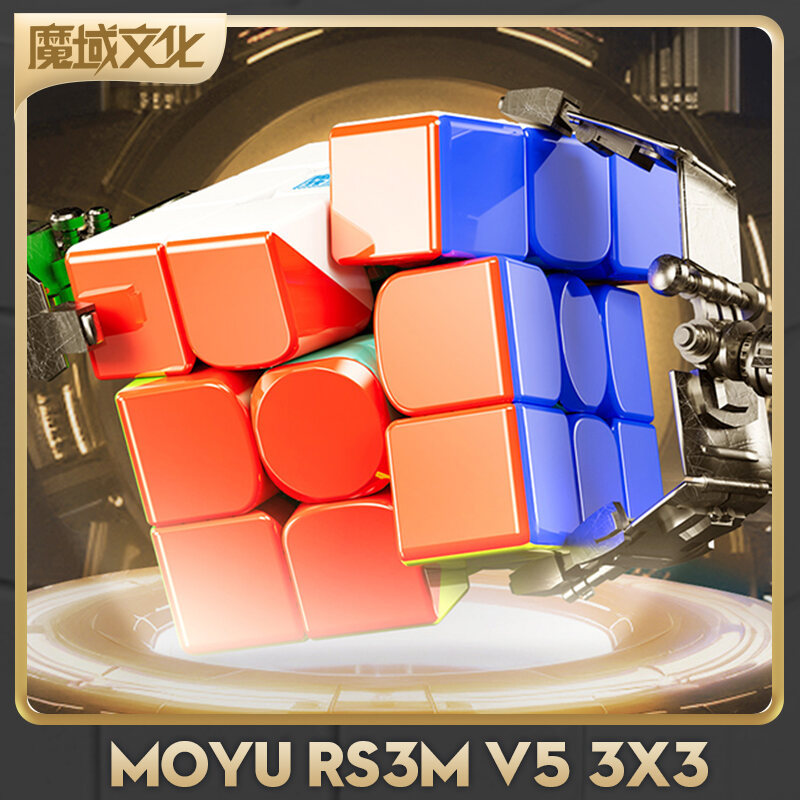 [CubeFun] MoYu RS3M V5 3x3x3 Magnetic Magic Cube Ball Core Professional Cubo Magic Speed 3x3 Cube RS