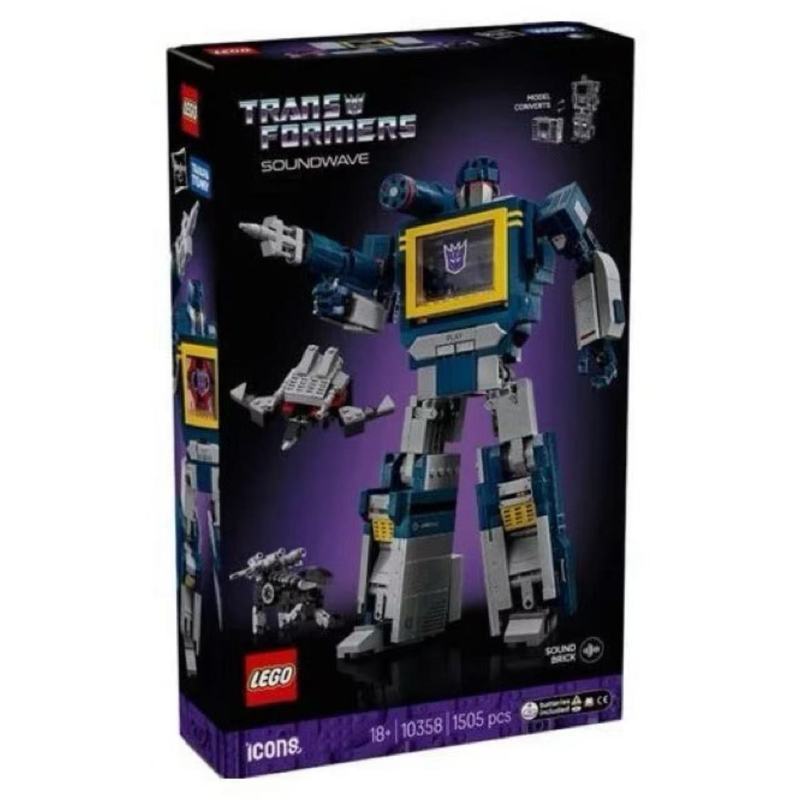 [] Lego ICONS Series 10358 Transformers Sonic Puzzle Building Block ของเล่นของขวัญ