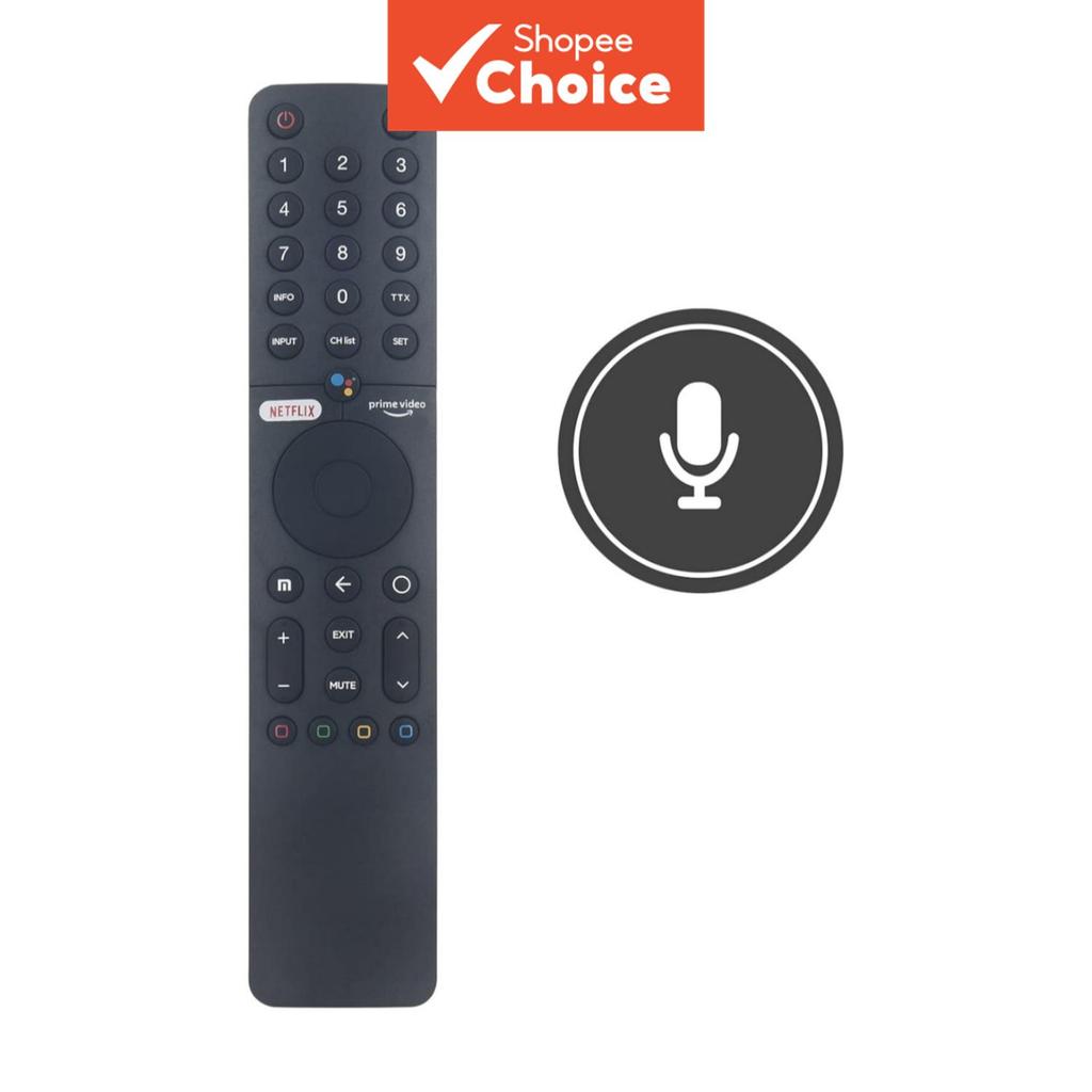 รีโมทคอนโทรลเปลี่ยนสําหรับทีวี Xiaomi รุ่น Q1, Q1E, P1, P1E พร้อมบลูทูธและรีโมทคอนโทรลด้วยเสียง ใช้ง