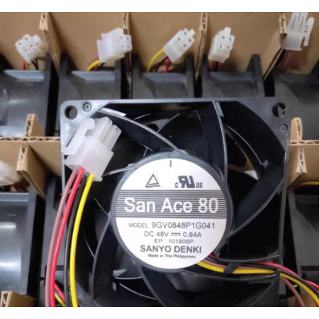[Radiator] Sanyo 9GV0848P1G13 8038 48V 0.84A 4 สาย pwm ปรับอุณหภูมิพัดลมระดับไฮเอนด์