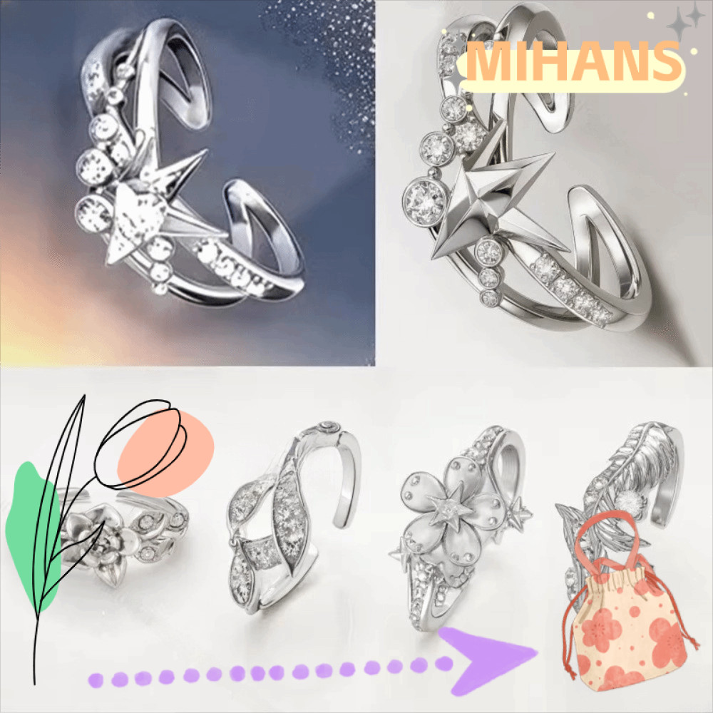 MIH Love And Deepspace Ring, Zayne Xavier Wedding Ring, Gift Game Prop Rafayel Copper Adjustable Rin