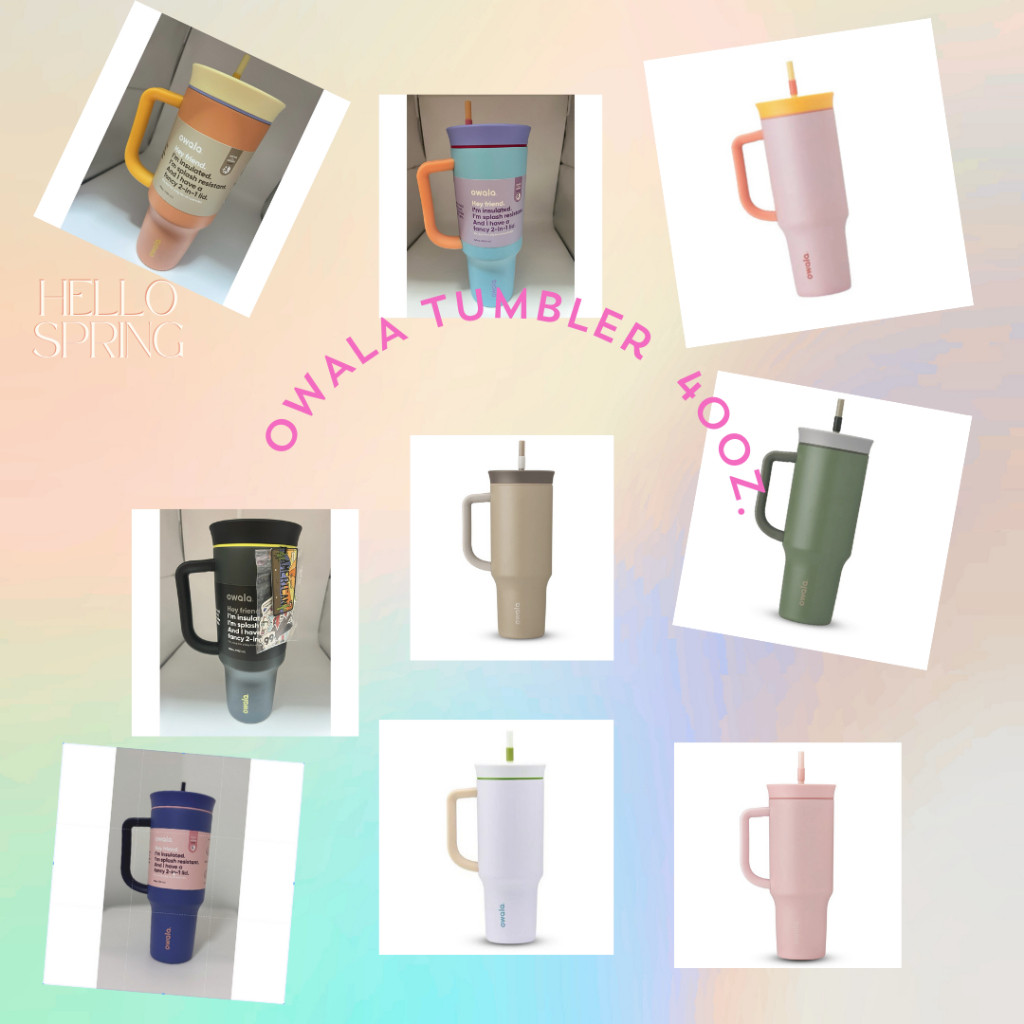 พร้อมส่ง.. Owala Tumbler 40 oz.แก้วเก็บความเย็น Owala สุดฮิตแท้ & New! Starbuck korea