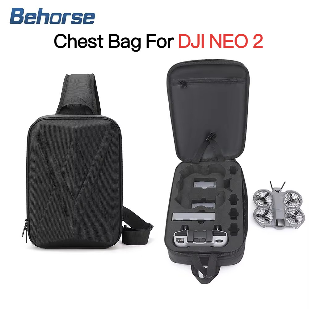 กระเป๋าถือสําหรับ DJI Neo 2 Fly More Combo Travel กระเป๋าคาดหน้าอกแบบพกพากระเป๋าถือกล่องเก็บสําหรับ DJI Neo 2 Drone อุปกรณ์เสริม