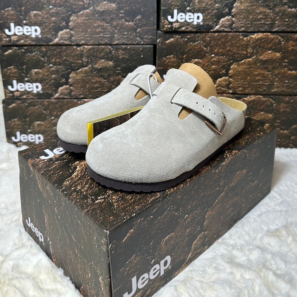 ของแท้💯 Jeep Boston White Grey พร้อมส่ง