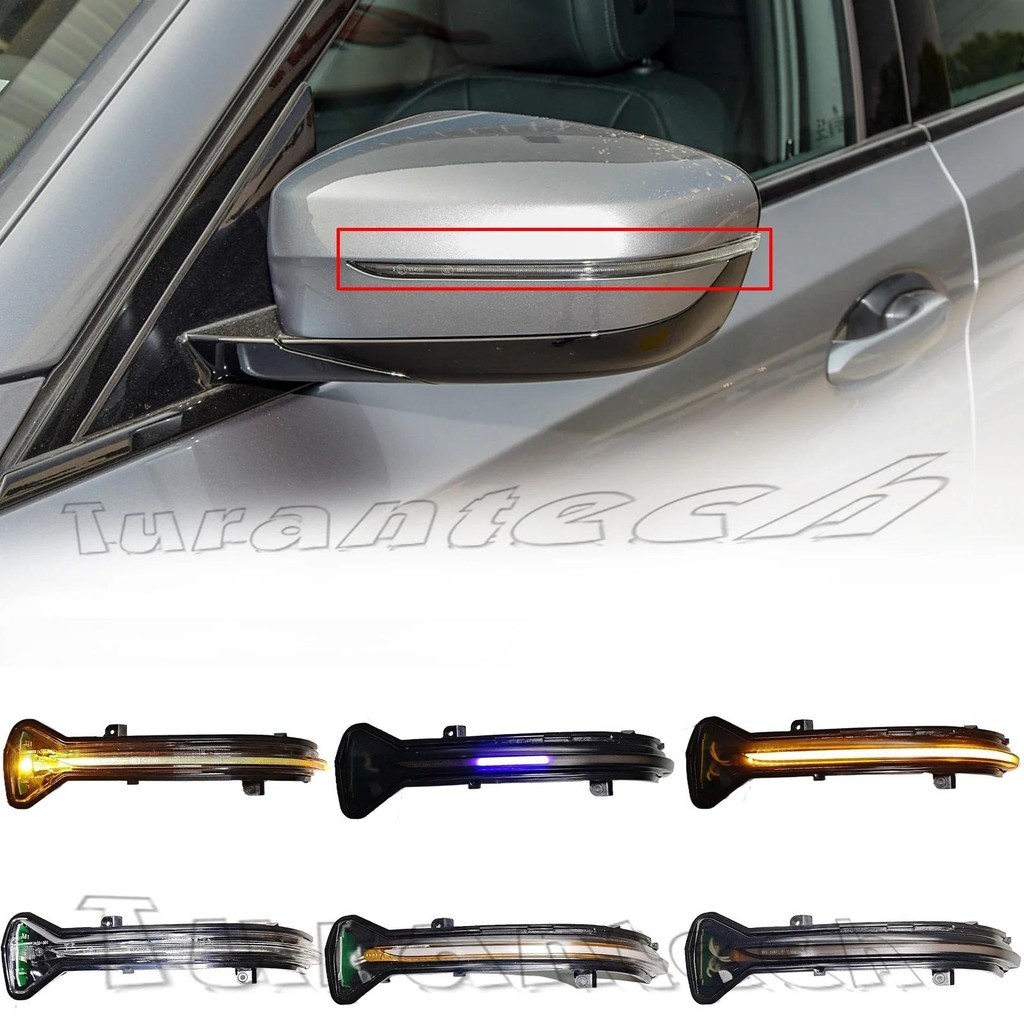 2 ชิ้นไฟเลี้ยวสําหรับ BMW 8 series G14 G15 G16 840dX 840i 840iX M850iX Alpina B8 Amber ฝาครอบกระจก L